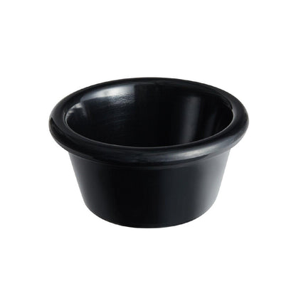 Set De 6 RAMEKIN MELAMINA NEGRO 90 ml