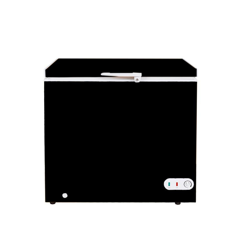 Congeladora Horizontal 215 Litros Color Negro Norkalt