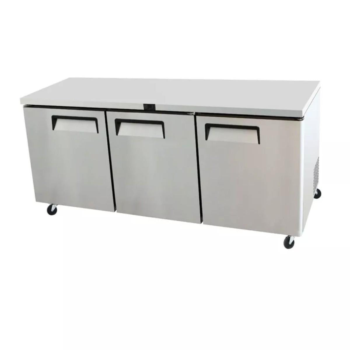 Mesón Refrigerado 3 Puertas LUC-650R 185 Cm Norkalt
