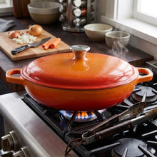 Olla Hierro Fundido Naranja 30x9 Cm