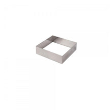 Molde Cuadrado Acero Inoxidable 8 X 8 X 4 Cm