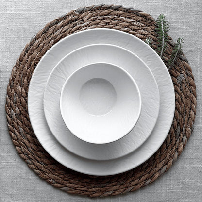 Plato Melamina Blanca 23 Cm Línea Tilda