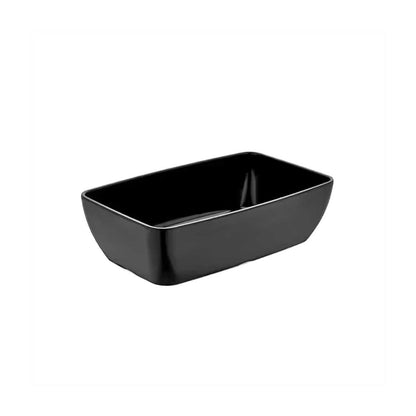 Recipiente Negro Melanina Gn 1/4 Med  26.5x16.2x7.5h Cm