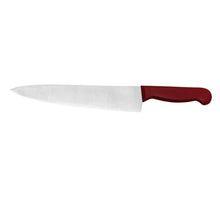CUCHILLO PROFESIONAL 25 CM COLOR ROJO