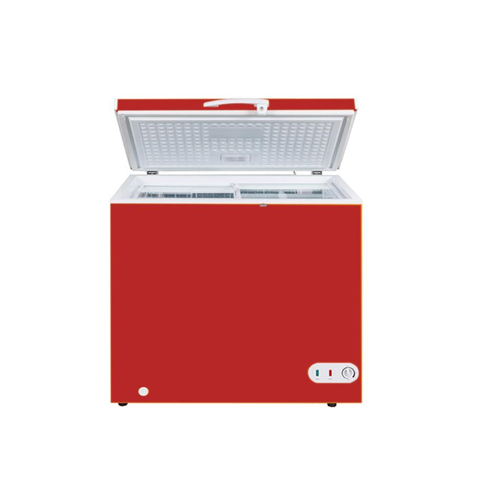 Congeladora Horizontal 215 Litros Color Rojo Norkalt