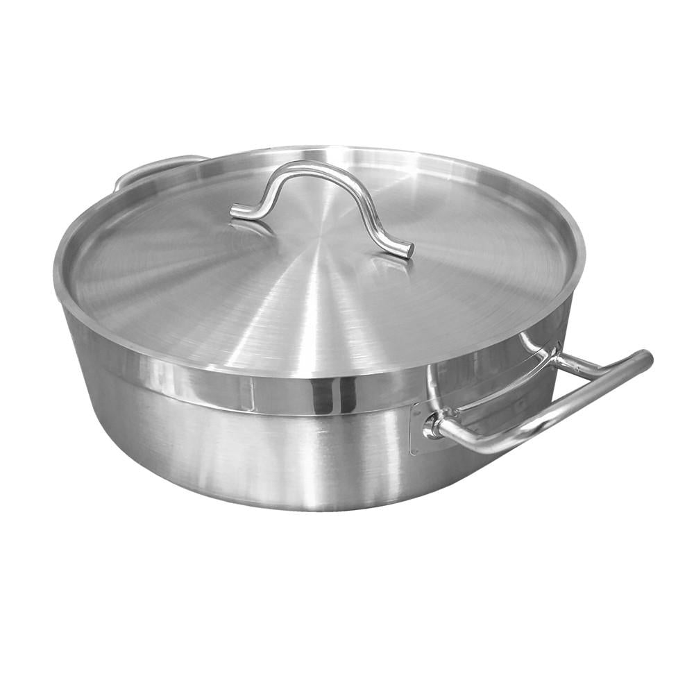 Olla Arrocera Acero inoxidable Con Tapa y Fondo Difusor 4 Litros