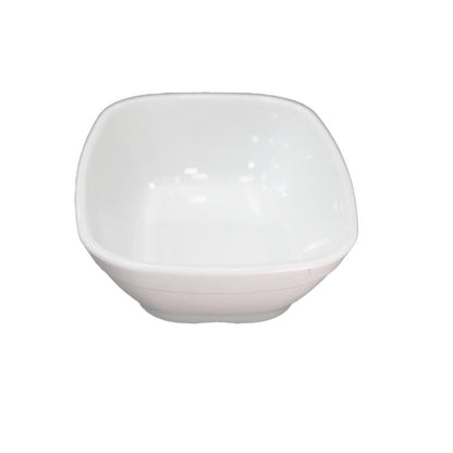 Pocillo Melamina Rectangular Blanca 20x4.5 Cm Línea Clásica