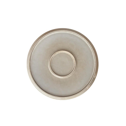 Set 6 Platos Redondo Ceramica 22 Cm Beige Linea Oslo