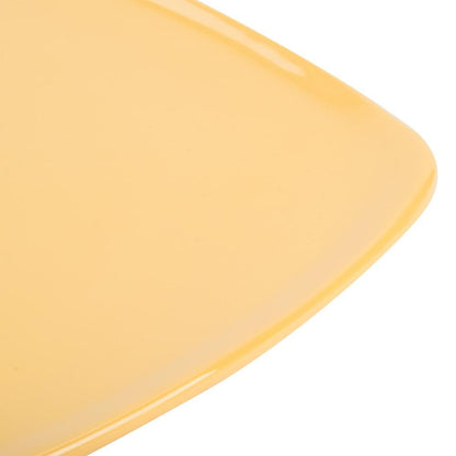 Plato Triangular Melamina Amarillo 30 Cm