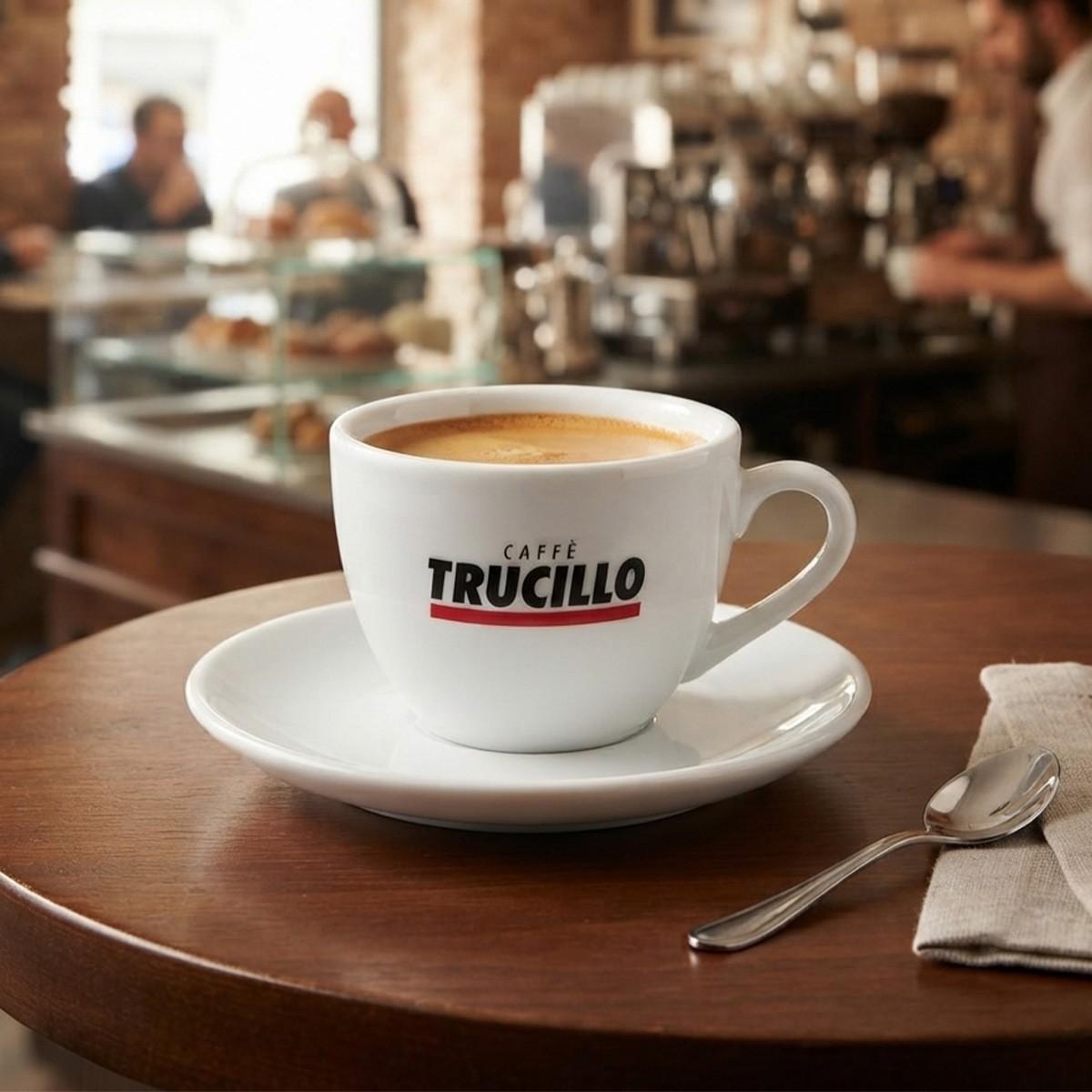 Set De 6 Tazas Y Platos de Porcelana Coupe 220Cc Línea Padua - Edición Limitada Trucillo