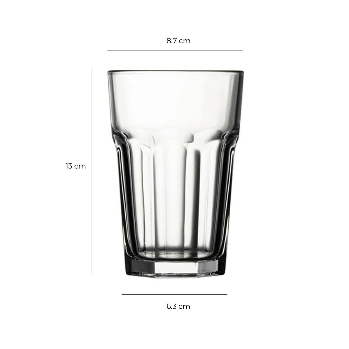 Set De 6 Vasos Refresco 420 Cc Línea Casablanca