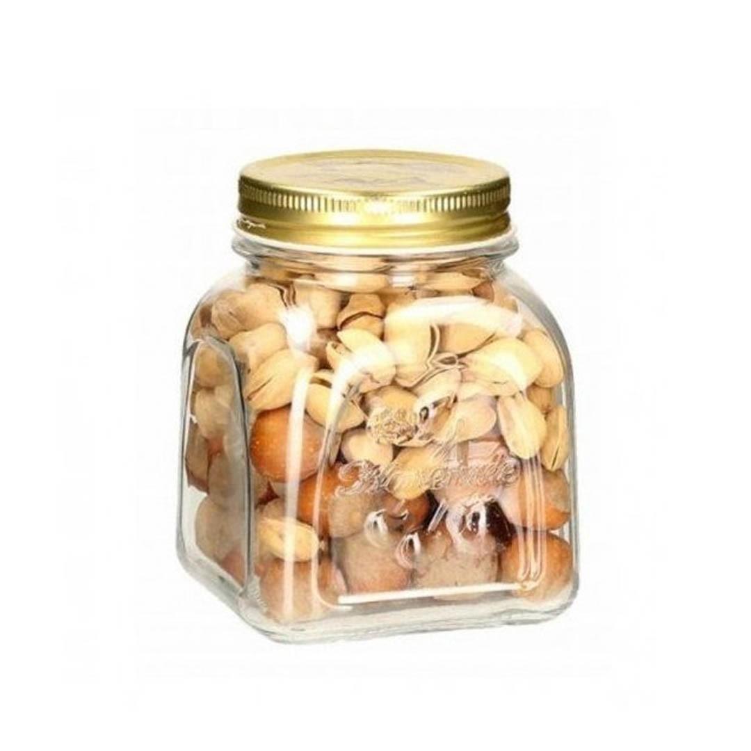 Set De 6 Frascos Con Tapa De Metal 500 Ml
