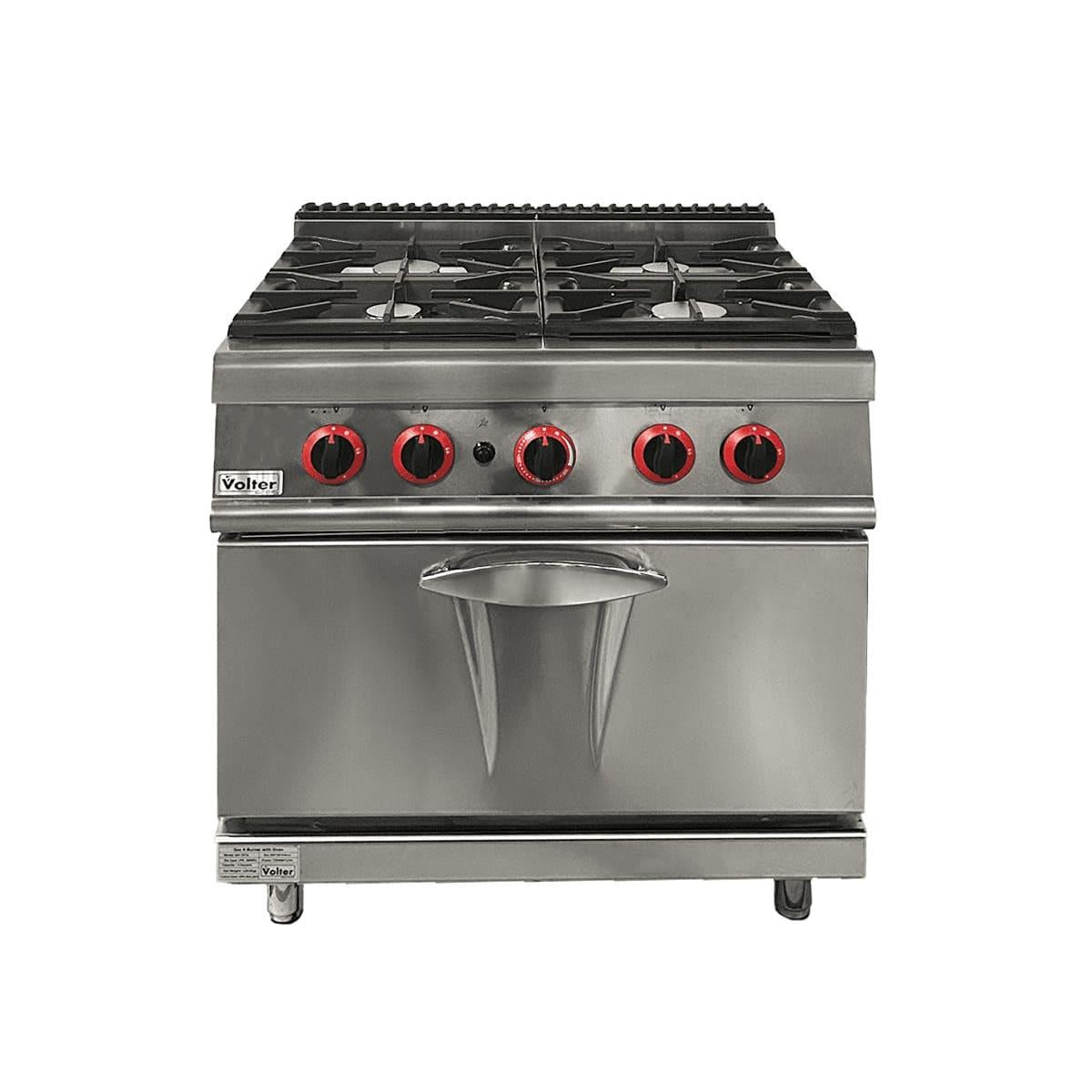 Cocina 4 Platos Gas Con Horno Linea 700 Volter