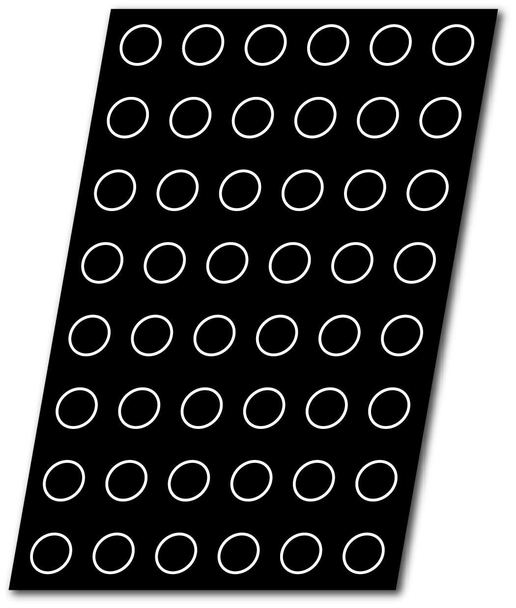 Plancha Silicona Forma Mini Cilindro 60x40Cm