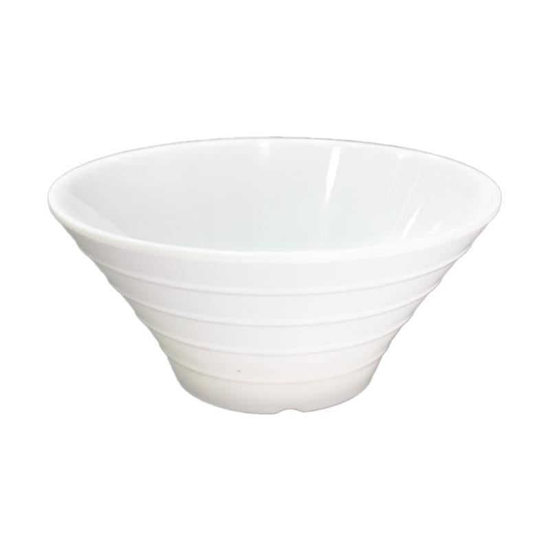 Set De 6 Bowls Redondo Melamina 20 Cm. Blanco
