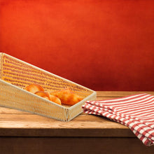 Panera Rattan Heavy Duty Cuadrada 25X46 Cm