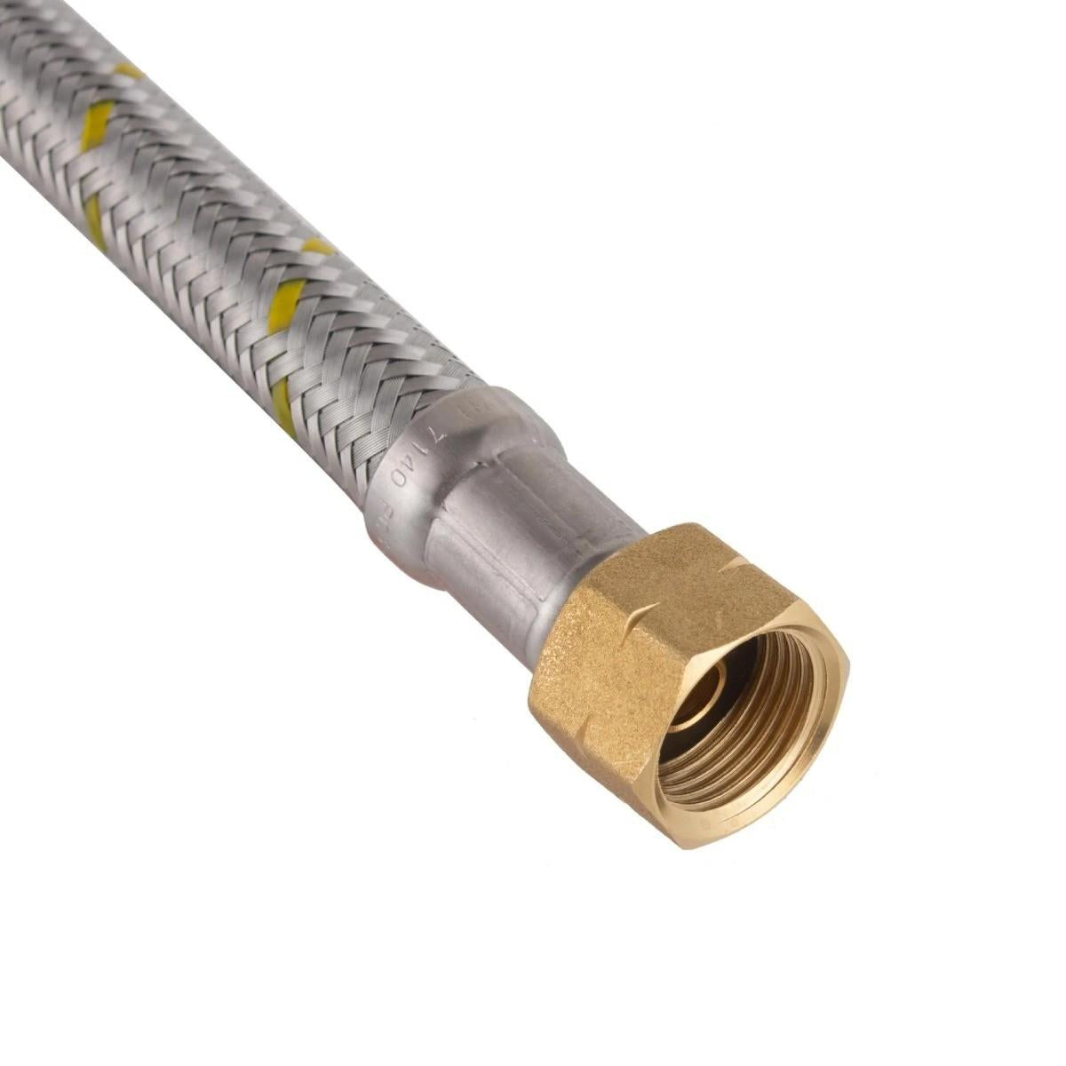 Kit Regulador + Flexible Gas 1/2 X 3/8 1 Metro