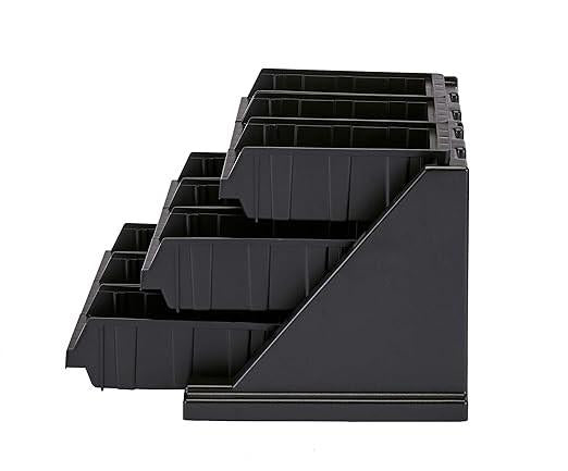 Rack Condimentos 9 Compartimientos Negro