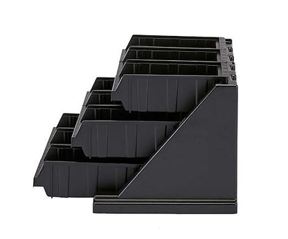Rack Condimentos 9 Compartimientos Negro