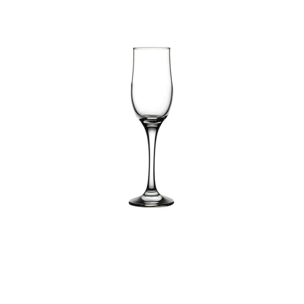 Set De 6 Copa Vidrio Champagne 200 Cc. Línea Tulipe