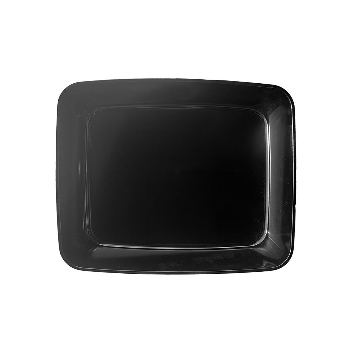 Recipiente Negro Melamina Gn 1/1. Med 53x32.5x7.5h Cm