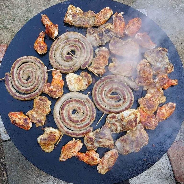 Disco De Hierro Con Patas 43 Cm Briva