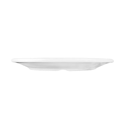 Plato Melamina Redondo Sin Borde Blanca 21 Cm Línea Clásica