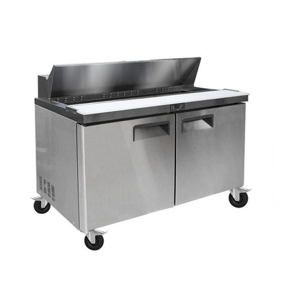 Salsera Refrigerada Acero Inoxidable 2 Puertas 125 Cm Norkalt
