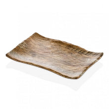 Plato Rectangular Color Madera 27x19x2 Cm Línea Sierra
