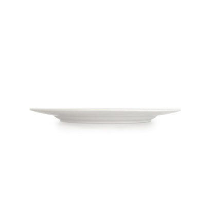 Set de 6 Platos Porcelana Entrada Borde Ancho 20 Cm Línea Padua