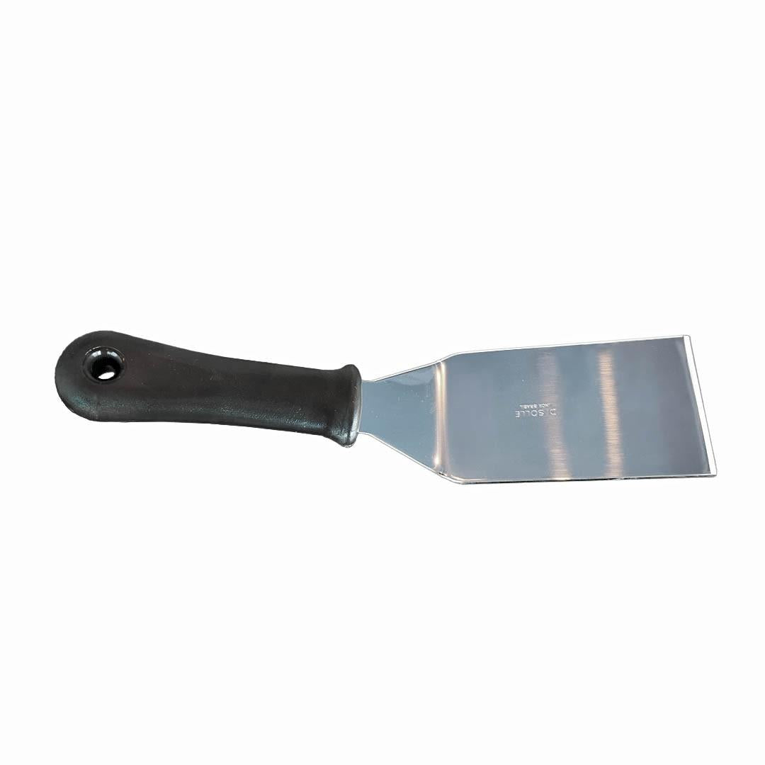 Espátula Curva 6 Cm Mango Negra Línea Durafio