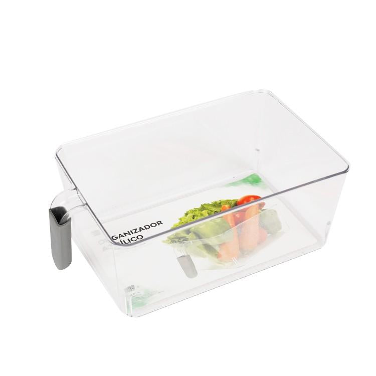 Organizador Acrílico Para Refrigerador 30.5x18x11 Cm