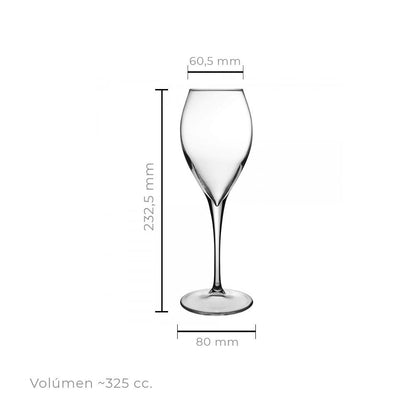 Set 6 Copa De Vino 325 Cc Línea Monte Carlo
