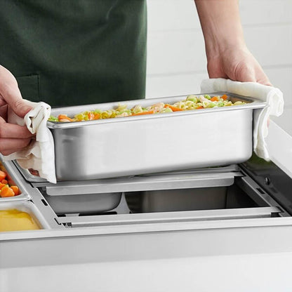 Contenedor Gastronómico Acero Inoxidable GN 1/3x10 Cm Linea Premium