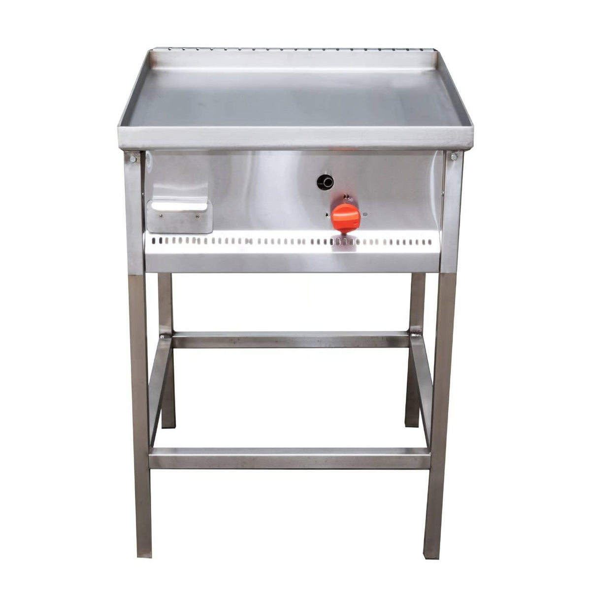 Plancha Industrial 600x600 Acero Inoxidable 2 Quemadores GLP Volter