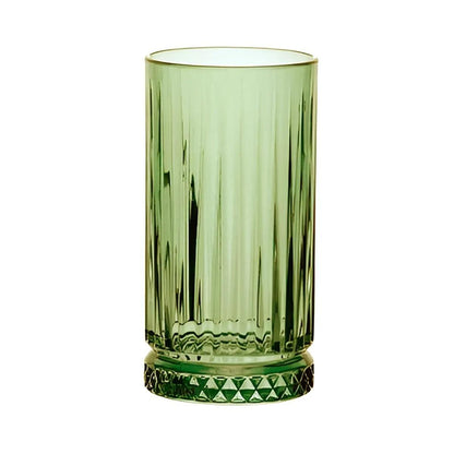 Set De 4 Vasos Refresco Alto 435 Cc Verde Linea Elysia