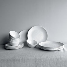 Set de 6 Platos Melamina Blanca 23 Cm Línea Tilda