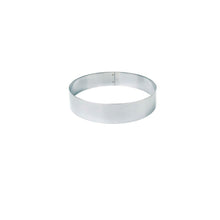 Molde Redondo Acero Inoxidable Med. 18 X 4.5 X 1 Mm