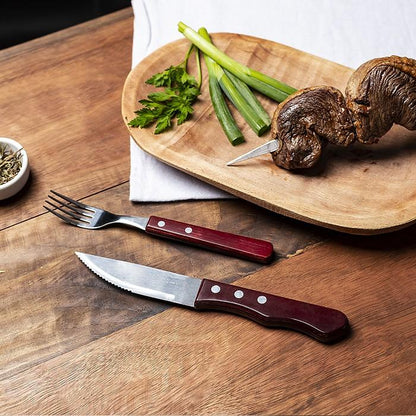 Pack 4 Cuchillo Carnes Jumbo Hoja 12 Cm Línea Sollewood