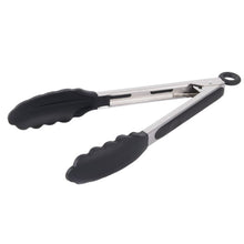 Tenaza Acero Inoxidable Con Punta De Silicona 23 Cm
