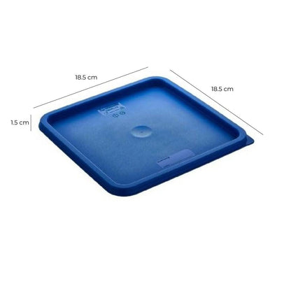 Tapa Azul Para Recipiente Polipropileno 1.9 Y 3.8 Litros