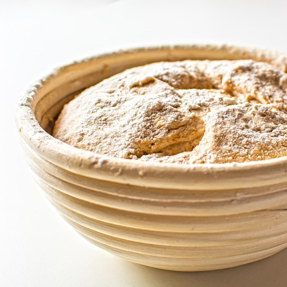 Cesta Fermentadora/Bannetton De Pan Redonda Rattan 18x9 Cm