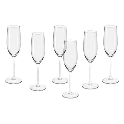 SET 6 COPAS ESPUMANTE 210 ML LINEA FIM