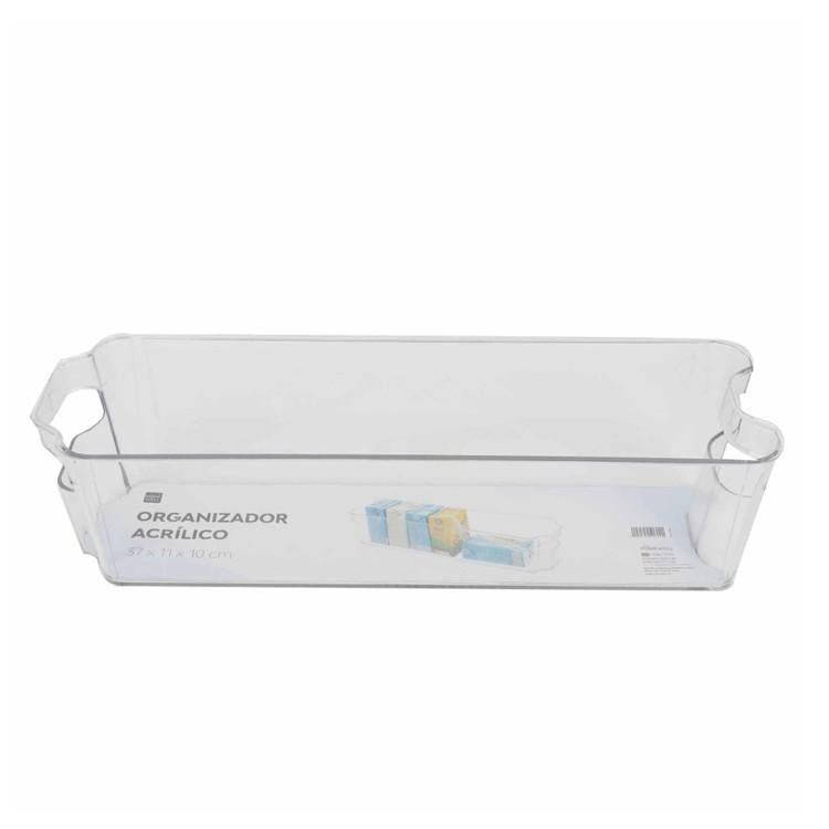 Organizador Acrílico Para Refrigerador 37x11x10 Cm