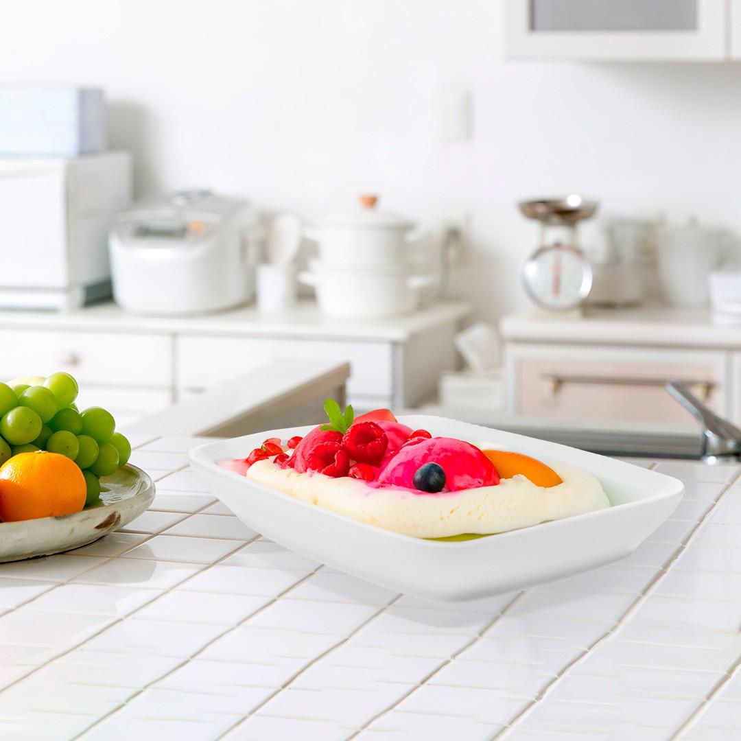 Set De 4 Plato Rectangular Kutahya 14 Cm. Prestige / Resital