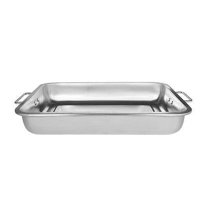 Asadera Con Asa 50 X 35 X 7 Cm Acero Inox.