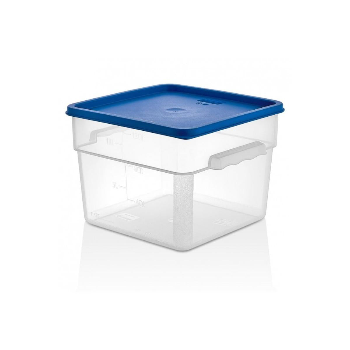 Tapa Azul Para Recipiente Polipropileno 1.9 Y 3.8 Litros