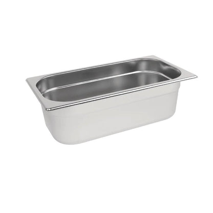 Contenedor Gastronómico Acero Inoxidable GN 1/3x10 Cm Linea Premium