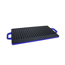 Plancha Reversible Hierro Azul 50x23.5x1.6 Cm