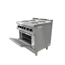 Cocina Eléctrico 4 Platos Con Horno